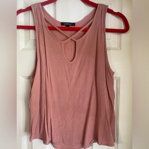 Mauve colored tank